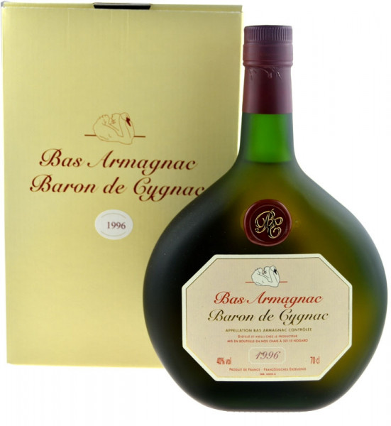 Armagnac Baron de Cygnac 0,7l Jahrgang 1996