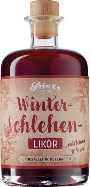 Prinz Winterschlehenlikör winter sloe liqueur
