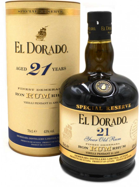 El Dorado 21 Jahre Rum 0,7l